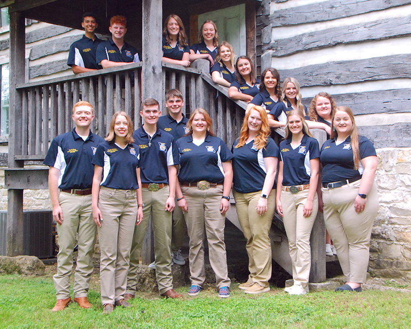 2022-23 MO FFA State Officer Team, casual