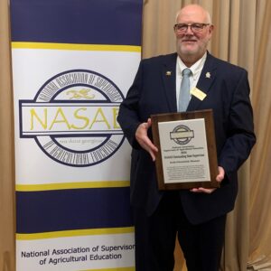 Keith Dietzschold, named Outstanding State Supervisor by the National Association of Supervisors of Agricultural Education (NASAE).