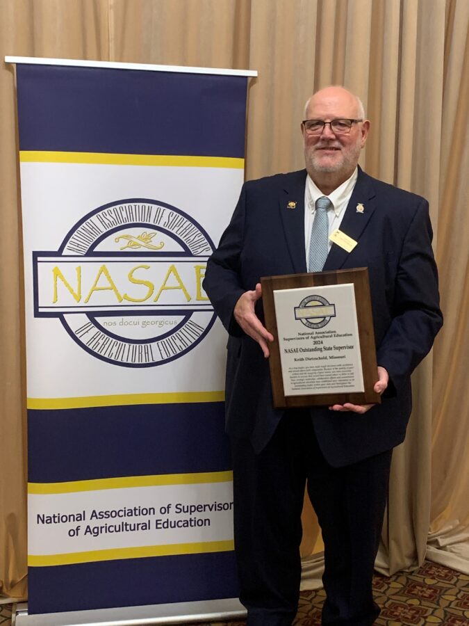 Keith Dietzschold, named Outstanding State Supervisor by the National Association of Supervisors of Agricultural Education (NASAE).