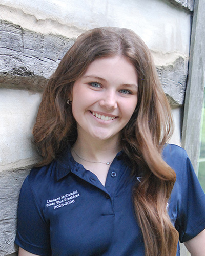 Lindsey McDonald, 2025-26 VP