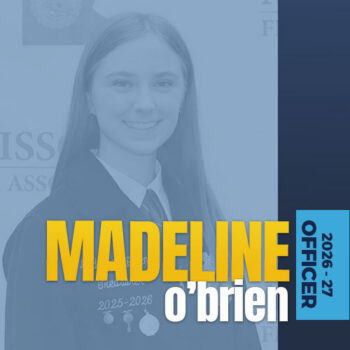 Madeline O'Brien, 2026-27 Officer